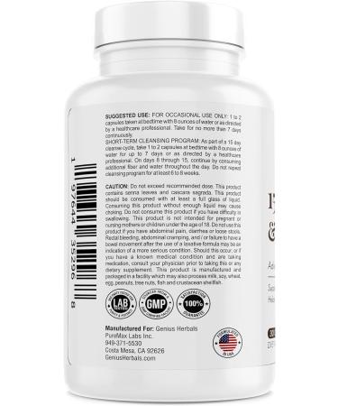 GENIUS HERBALS 15 Day Detox and Cleanse - Helps Eliminate Toxins Supports Digestive Health - Buy Online on GoSupps.com