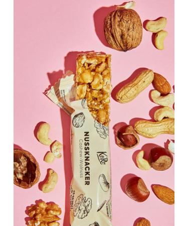 KoRo - Cashew Nut Bars | 12 x 40 g - vegan gluten free - Buy Online on GoSupps.com