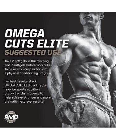 PMD Sports Omega Cuts Elite Fat Loss-Muscle Defining Formula - Omega Fatty Acids MCT's and CLA for Muscle Definition and Maintenance - Keto Friendly for Women and Men - Stimulant Free (90 Softgels) 90 Count (Pack of 1) - Buy Online on GoSupps.com