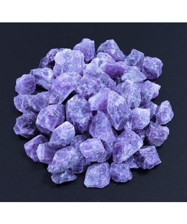 MAIBAOTA Large Amethyst Crystals Bulk Raw Stones Wholesale - Healing Crystal Rocks for Tumbling, Cabbing, Fountain Decor - Natural Gemstone for Reiki, Wicca & Polishing | 0.8-1.2 Purple-amethyst Stone - Buy Online on GoSupps.com