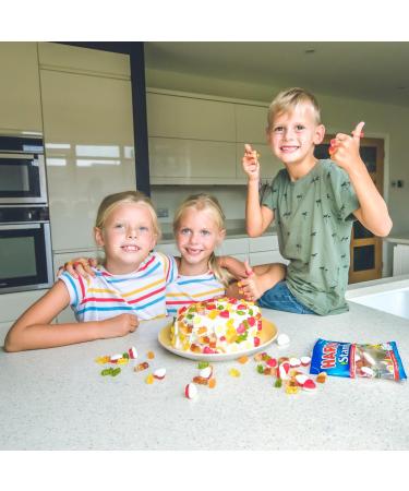 Mixed Gummies Sweets Hamper Tub - Fruit & Cola Flavour Jelly Sweets Bulk Buy 1.4 kg with Topline Card. Christmas Gifts for Stocking Fillers Secret Santa Gifts or Party Bag Fillers. - Buy Online on GoSupps.com