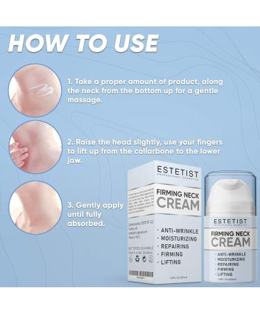 Estetist Caffeine Infused Eye Lift Cream & Neck Firming Bundle for Tightening & Lifting Sagging Skin - V Shaped Slimming Face Mask Included - Buy Online on GoSupps.com