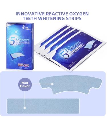 Teeth Whitening Strips - Professional Effects Non-Toxic & Sensitivity-Free - 28 Strips (14 Count Pack) | Dentist Formulated - Buy Online on GoSupps.com