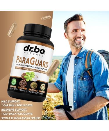 ParaGuard Cleanse Detox Pills - Intestinal Guard Formula Supplement with Black Walnut Wormwood Clove & Oregano Pills - Adults Natural Herbal Intestine Body Gut Cleanser Adults Complete Kit 30 Capsules - Buy Online on GoSupps.com