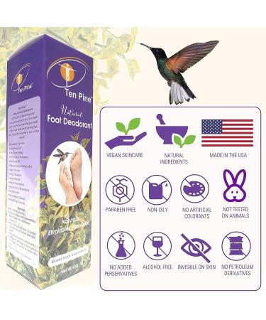 Vegan Natural Foot Deodorant Cream for Smelly Feet | Odor-controlling & Non-Toxic Foot Lotion | 4 oz Bottle - Buy Online on GoSupps.com