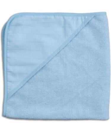 Urban Kanga Hooded Towel for Babies - Double-Sided Oeko-Tex Cotton Muslin Bath Towel (Crystal Blue) - Ship Internationally - Buy Online on GoSupps.com