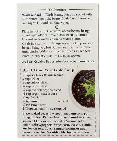 Eden Foods Organic Dry Black Beans - 16 OZ | Buy Online Now - Buy Online on GoSupps.com