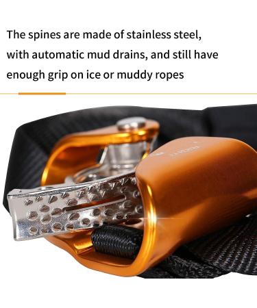WILDKEN Orange Right Foot Ascender for Climbing and Rappelling - Outdoor Mountaineering Equipment - Buy Online on GoSupps.com