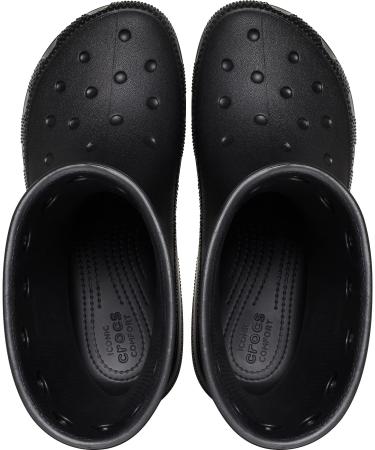 Crocs Classic Rain Boots - Unisex Black (Size 12 Women/10 Men) - Buy Online on GoSupps.com