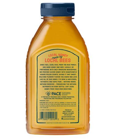 Buy Local Hive Authentic Clover Raw & Unfiltered Honey - 16oz Jar - Buy Online on GoSupps.com