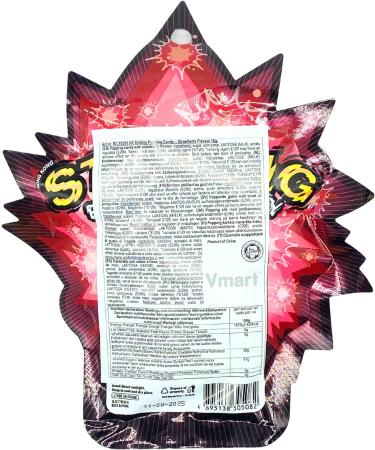 Striking Popping Candy Strip Strawberry Flavour 15g (Pack of 4) - Buy Online on GoSupps.com