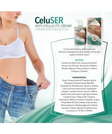 CELUSER ANTI CELLULITE CREAM 500 ml - Powerful Anti Cellulite - Very Powerful Anti-Cellulite and Firming Treatment for Legs Hips Abdomen and Arms - Buy Online on GoSupps.com