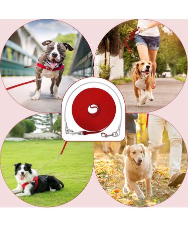 Waterproof Drag Line for Dogs | Chew-Proof Tie-Out Line 3-30m | Durable Training Leash for All Dog Sizes | 5m Red - Buy Online on GoSupps.com