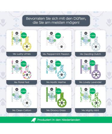 Eco-Friendly Toilet Tapes Box Set - 160+ Rinsing 90% Less Plastic Clean Cotton Scent - 14 Pack - Buy Online on GoSupps.com