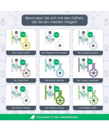 Eco-Friendly Toilet Tapes Box Set - 14 Lavender Scented Tablets 90% Less Plastic 160+ Rinsing Uses - Enhance Your Bathroom Fragrance - Buy Online on GoSupps.com