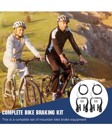 Riakrum 2 Sets V-type Bike Brakes with Braking Cables - Mountain Bike Brake Kit - Buy Online on GoSupps.com