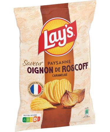  Lay's Lay's Chips Caramelized Roscoff Onion Flavor 120g - Buy Online on GoSupps.com