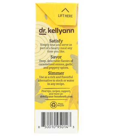Dr. Kellyann Bone Broth - French Onion Beef - 16.9 Fl Oz. - Buy Online on GoSupps.com