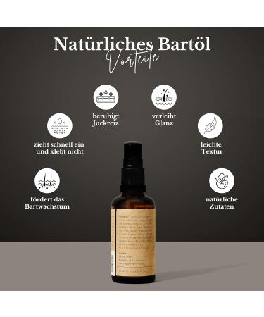 Meißner Tremonia Beard Oil Warm Woods - 50ml | Vegan & Natural Ingredients | Organic Jojoba Oil for Men's Daily Beard Care - Buy Online on GoSupps.com