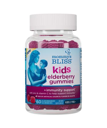 Mommy's Bliss Kids Elderberry Gummies + Immunity Support 60 Gummies