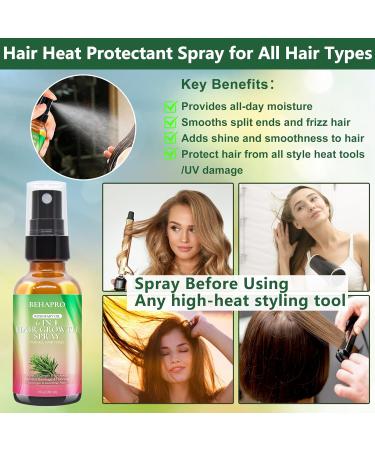 Rosemary Oil Hair Growth Serum & Heat Protectant Spray for Damaged Hair - Scalp Treatments for Hair Loss - Christmas Gifts for Men and Women - Buy Online on GoSupps.com