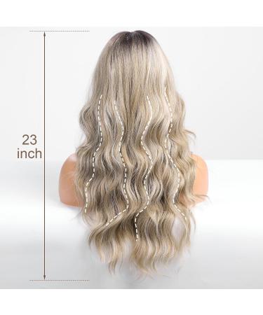 BLONDE UNICORN Ash Blonde Lace Front Wig | Long Wavy Synthetic Wig for Women - Buy Online on GoSupps.com