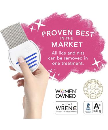 Fairy LiceMothers MagicWand Metal Lice Comb - Specially Designed for Head Lice Removal on Thick and Thin Hair - Buy Online on GoSupps.com