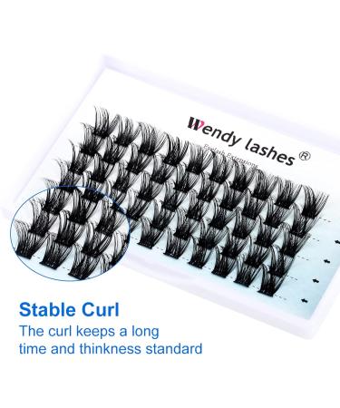 D Curl Cluster Lashes 0.07mm 14mm - Wide Stem Reusable Eyelash Clusters - Buy Online on GoSupps.com