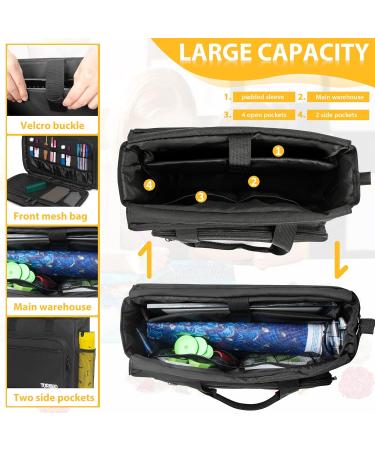 TORIBIO Carrying Bag for Diamond Painting A4 LED Light Pad - Storage Bag for Diamond Painting Tools and Supplies - Embroidery Protective Case - 15.4x12.2x4.7 Black - Buy Online on GoSupps.com