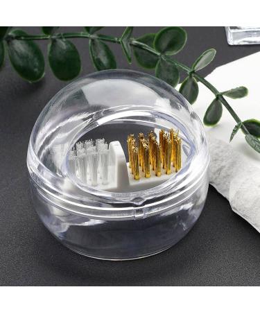 Noverlife Mini Nail Drill Bits Cleaner Brush Case with Steel Wire & Nylon Brush - Portable Nail Art Drill Head Cleaning Tool - Buy Online on GoSupps.com
