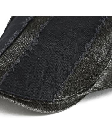 VOBOOM 100% Cotton Distressed Black Ivy Caps Newsboy Cabbie Gatsby Hat - Buy Online on GoSupps.com