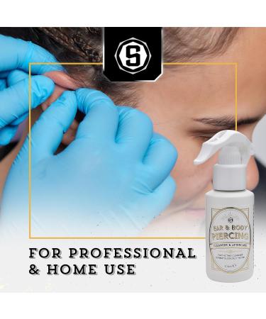 Piercing Spray Aftercare - 100ml Ear & Body Piercing Aftercare Spray with High Purity Hypochlorous for All Skin Types - Use This to Cool Soothe & Support Natural Recovery of New Piercings by Sknworks - Buy Online on GoSupps.com
