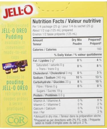 Jell-O Instant Pudding Lemon 99g (Pack of 24) - Buy Online on GoSupps.com