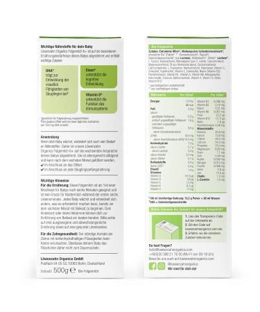 Dandelion Organics Bio Follow-Up Milk 6+ Months | Healthy Baby Milk Powder & Baby Food - Buy Online on GoSupps.com
