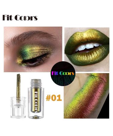 SUSIKEKI Chameleon Multichrome Liquid Shadow - Long Lasting Glitter Eyeshadow for Bold Smokey Makeup Looks - Quick Drying Korean Makeup Kits (1 & 2) - Buy Online on GoSupps.com