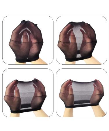 6 Pack Hair Network Nylon Wig Caps - Elastic & Breathable Wig Cap Set (Black) for Comfortable Wig Wear - Buy Online on GoSupps.com