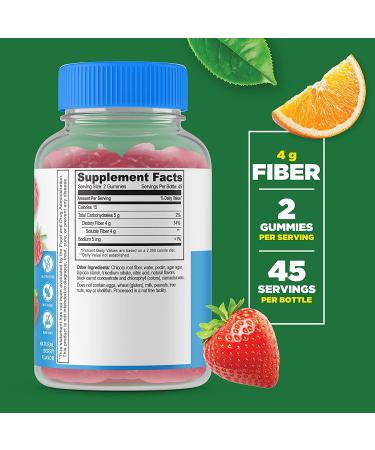 VitaWorks Sugar Free Prebiotics Fiber Gummies for Adults - 4g | Natural Flavored, Keto Friendly, Gluten Free - 90 Gummies - Buy Online on GoSupps.com