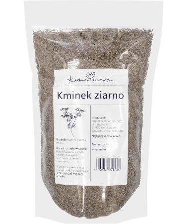 Kuchnia Zdrowia - Cumin Seeds - Aromatic - Dried - No Preservatives - Leak Proof Zipper Packaging - Doypack: (500 Grams) - Buy Online on GoSupps.com