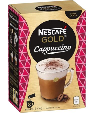 NESCAF Gold Cappuccino Instant Coffee Cappuccino Satchets Cappuccino Flavoured Coffee - Pack of 6 48 Sachets & Gold Mocha Instant Coffee 6 Pack 48 Sachets - Buy Online on GoSupps.com