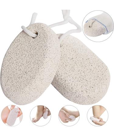 Pumice Stone for Feet Callus (2 PCS) - Pinowu Foot Scrub Exfoliation | Remove Dead Skin Naturally - Buy Online on GoSupps.com