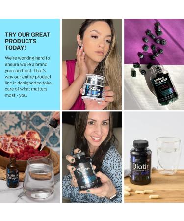 RAW SCIENCE Hair Growth Vitamins for Women & Men - Biotin, Collagen, B7 Gummies for Hair, Nails, Skin - 60ct Hair Growth Supplement for Thicker Stronger Hair - Buy Online on GoSupps.com