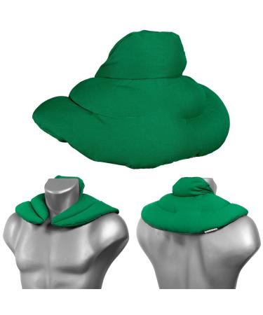 Neck pillow with stand-up collar green - rapeseed pillow - neck shoulder pillow neck pillow heat pad