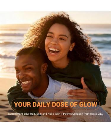Collagen Peptides 5 Types of Hydrolyzed Collagen Powder Supplement 11g Collagen Travel Packets for Women & Men Supports Hair Skin Nails Joints & Bones Unflavored Non-GMO 20 Individual Packets 7.76 Ounce (Pack of 1) - Buy Online on GoSupps.com