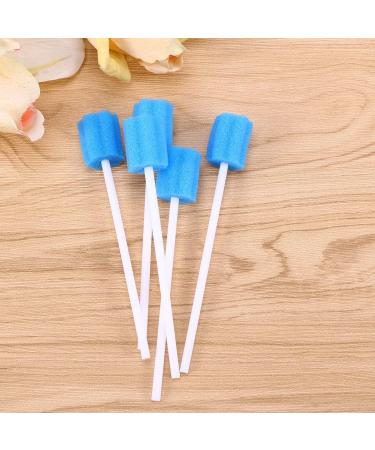 Healifty 100pcs Disposable Mouth Sponge Swabs for Oral Care and Tooth Cleaning - Blue - Buy Online on GoSupps.com