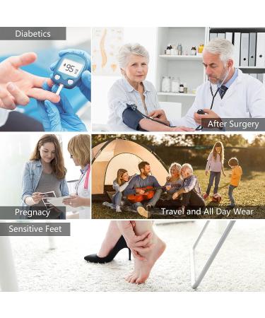 Forcool Non Binding Loose Top Seamless Diabetic Socks for Men and Women - 3/6 Pairs, X-Large Size - Buy Online on GoSupps.com