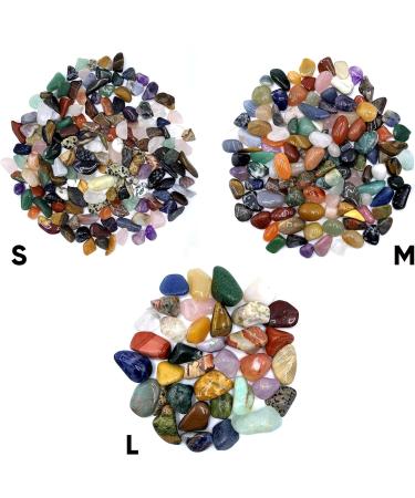 Buy Colorful Gemstone Set | Natural Drumstones in Fabric Bag | Real Gemstone Mix (1-1.5cm) - International Shipping Available - Buy Online on GoSupps.com