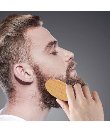Beard Brush 100% Boar Bristle Brush for Daily Beard Care Beard Brush for Men Travel - Buy Online on GoSupps.com