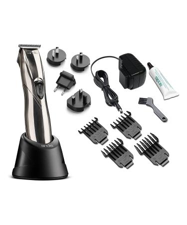 Andis 32400 Slimline Pro Cord/Cordless Beard Trimmer | Close Cutting T-Blade | Zero Gapped | Chrome Finish - Buy Online on GoSupps.com