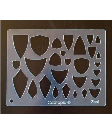 Lapidary Jewelry Design Template Stencil - Cabtopia | Shop Now - Buy Online on GoSupps.com