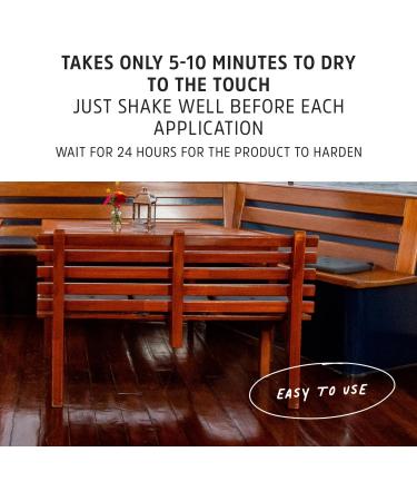 Premium Teak Cleaner & Brightener | Water-Based Teak Wood Restorer & Protectant | Finish Teak Sealer & Polisher for Indoor & Outdoor Furniture 16 oz - Buy Online on GoSupps.com